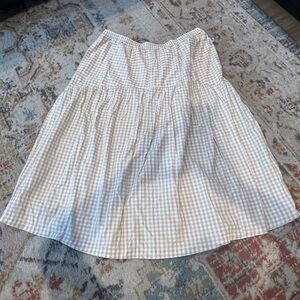 Gingham maxi/midi shorts